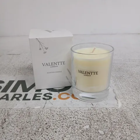 VALENTTE LONDON SCENTED CANDLE WHITE NEROLI AND LEMON 150G