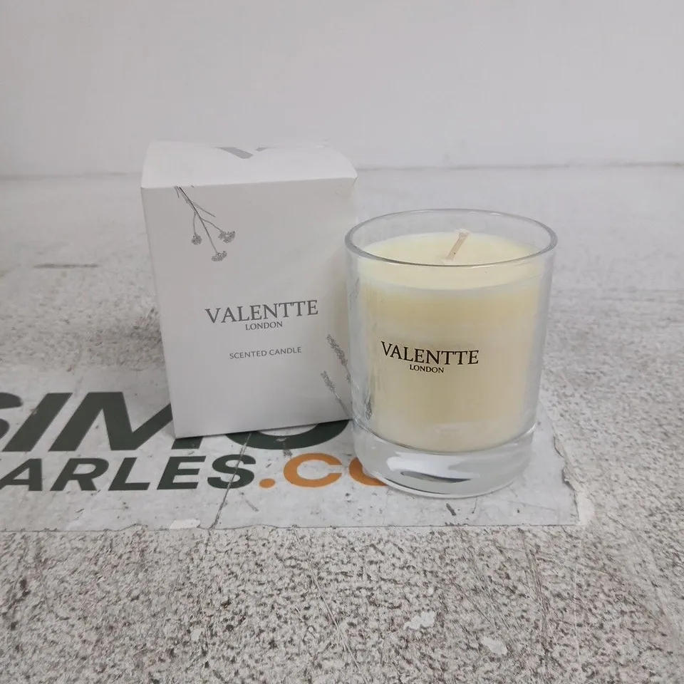 VALENTTE LONDON SCENTED CANDLE WHITE NEROLI AND LEMON 150G