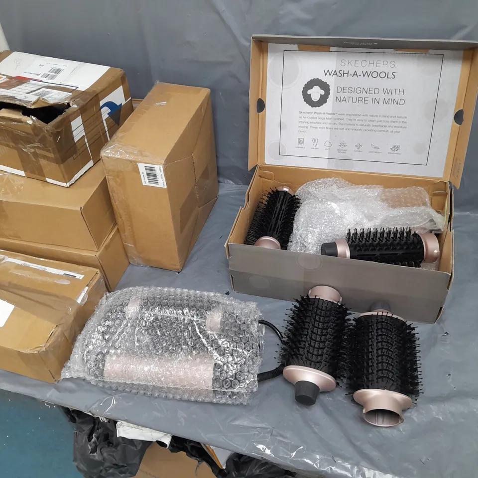 BOX OF 4 REVAMP VOLUME & STYLE 1200W BLOW DRY BRUSHES AND PARTS