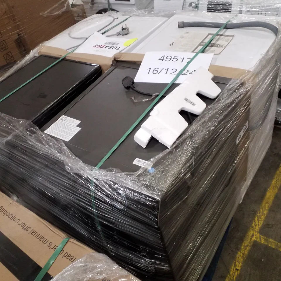 PALLET OF APPROXIMATELY 4 UNPROCESSED RAW RETURN WHITE GOODS TO INCLUDE;