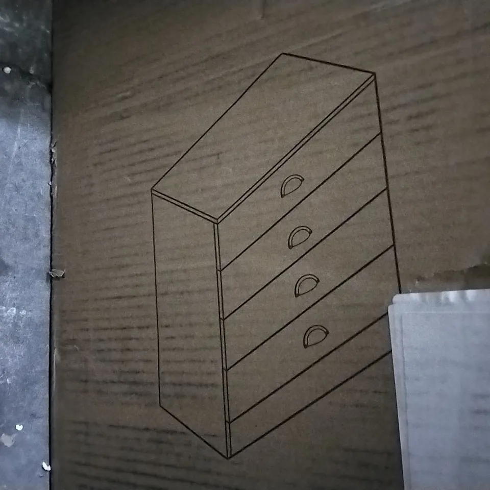 BOXED OVIEDO 4 DRAWER CHEST 60 X 70CM