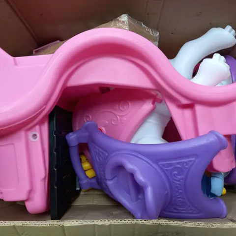 BOXED LITTLE TIKES PRINCESS COSY HORSE CHARIOT