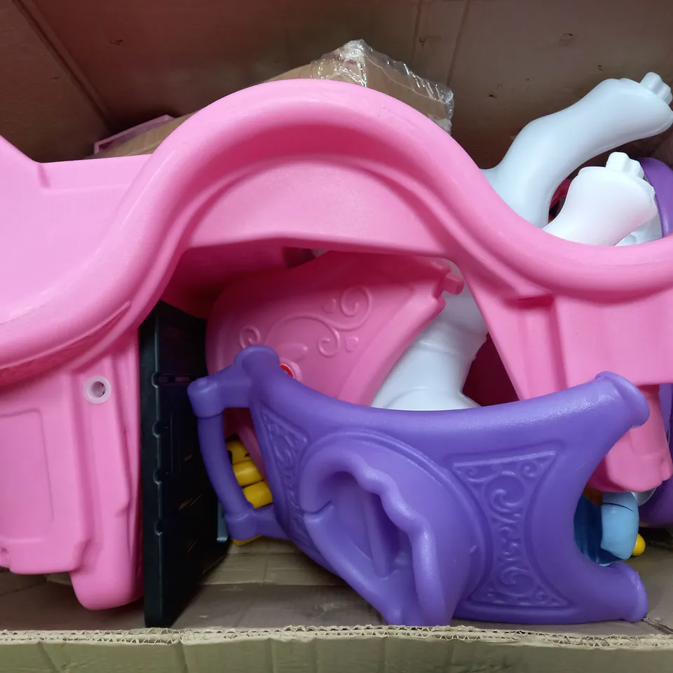 BOXED LITTLE TIKES PRINCESS COSY HORSE CHARIOT  RRP £134.99