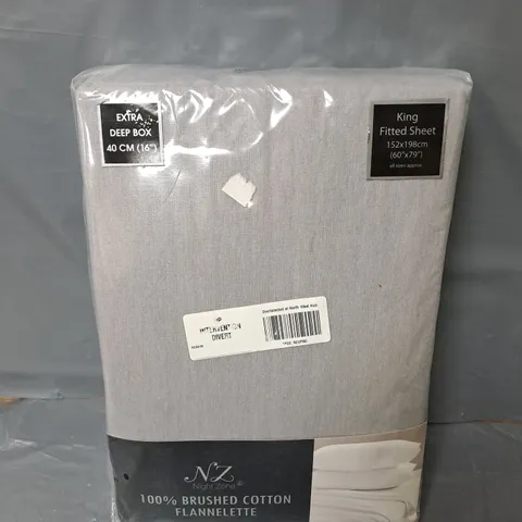 NIGHT ZONE KING FITTED SHEET 