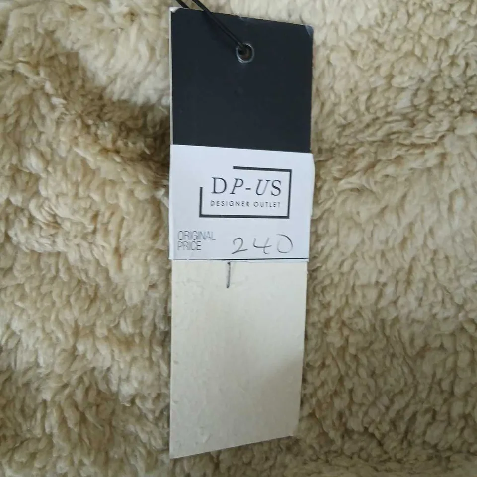 GAMMONWEAR NAVY PUFFER JACKET WITH SHEARLING LINING – XL (STYLED IN ITALY)