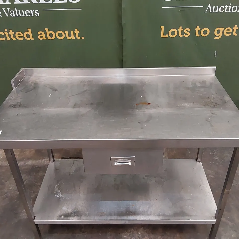 130CM L COMMERCIAL KITCHEN PREP BENCH 