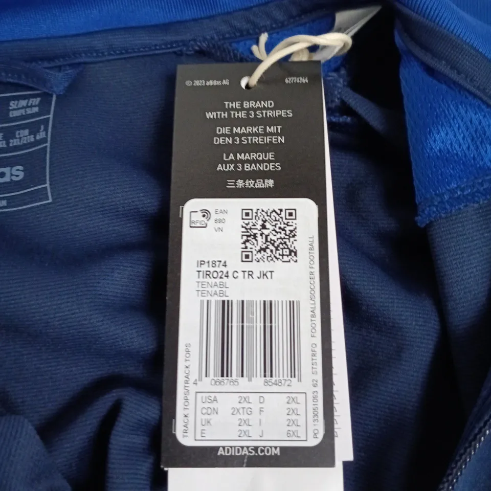 ADIDAS SLIM FIT JACKET – NAVY, UK 2XL (MEN'S)