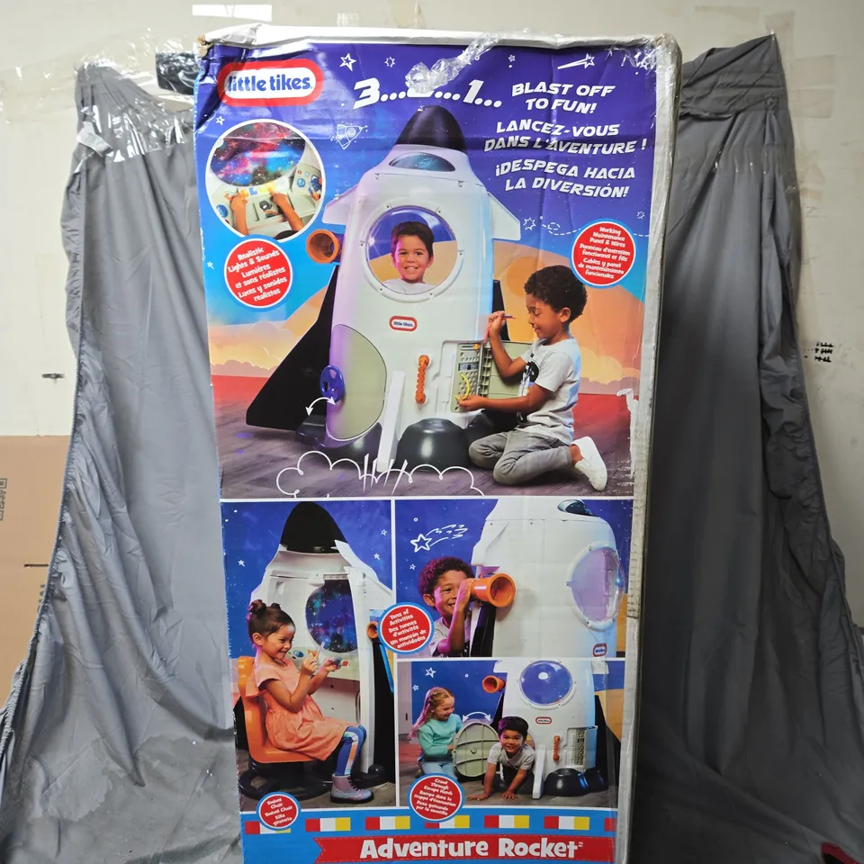 BOXED LITTLE TIKES ADVENTURE ROCKET - COLLECTION ONLY