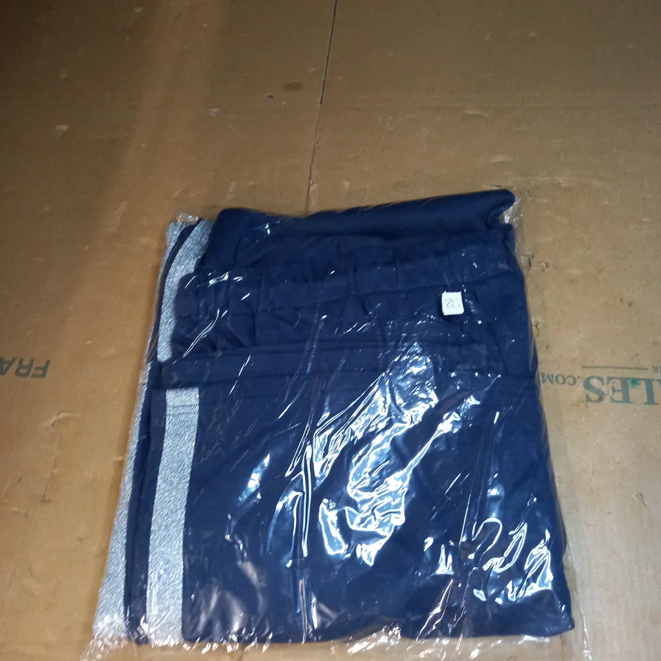 KINTSUGI NAVY JOGGERS WITH SILVER SIDE SEAM SIZE  20