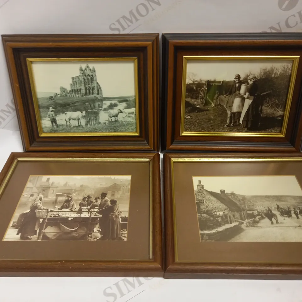 LOT OF 4 FRANK MEADOW SUTCLIFFE FRAMED PHOTOGRAPHS