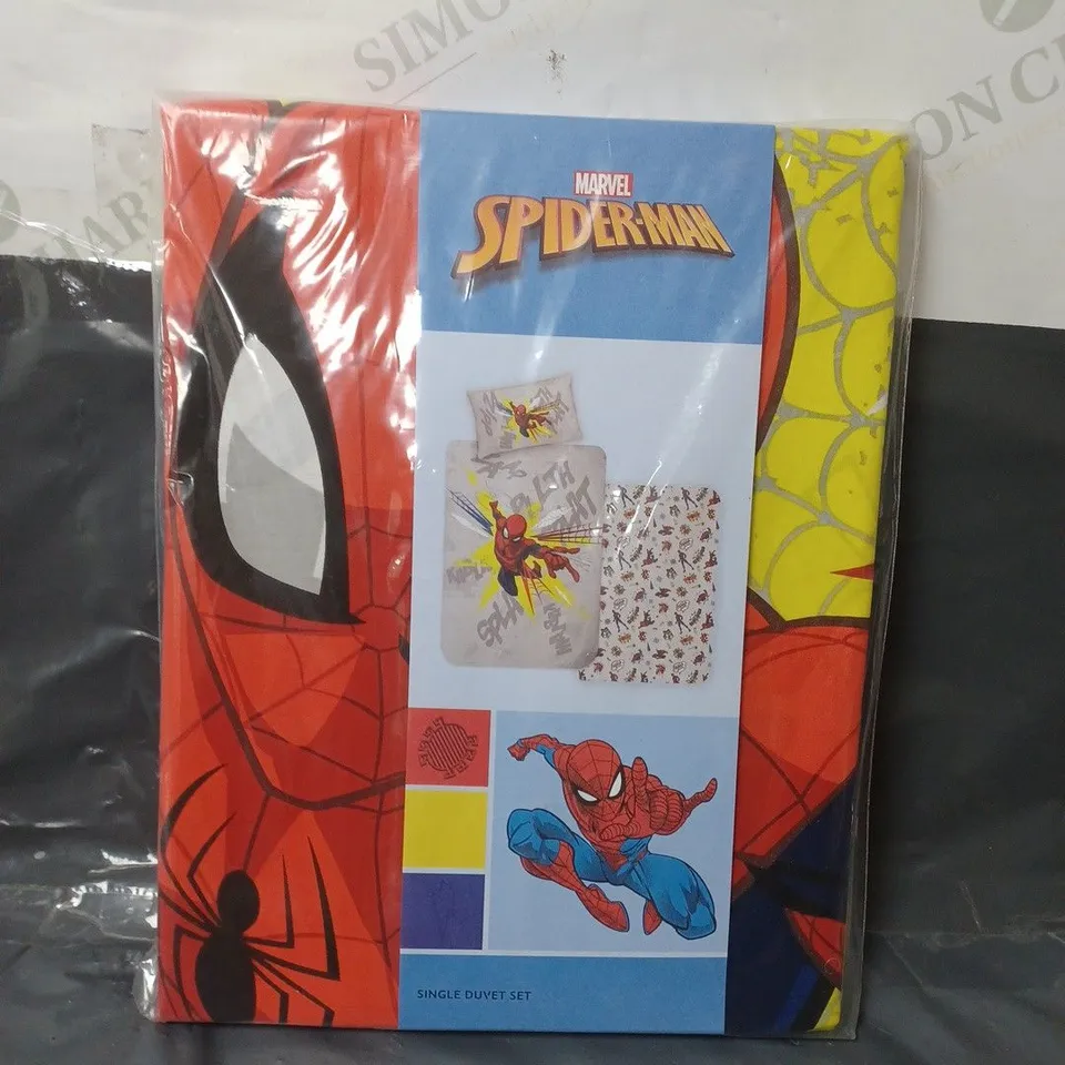 SEALED SPIDERMAN SINGLE DUVET SET
