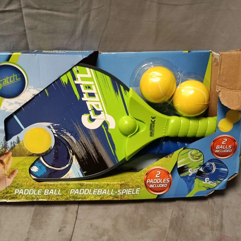 SCATCH PADDLE BALL SET