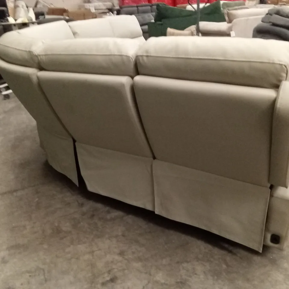 ASPIRE KINGSMERE LEATHER CORNER RECLINER SOFA RRP £2299
