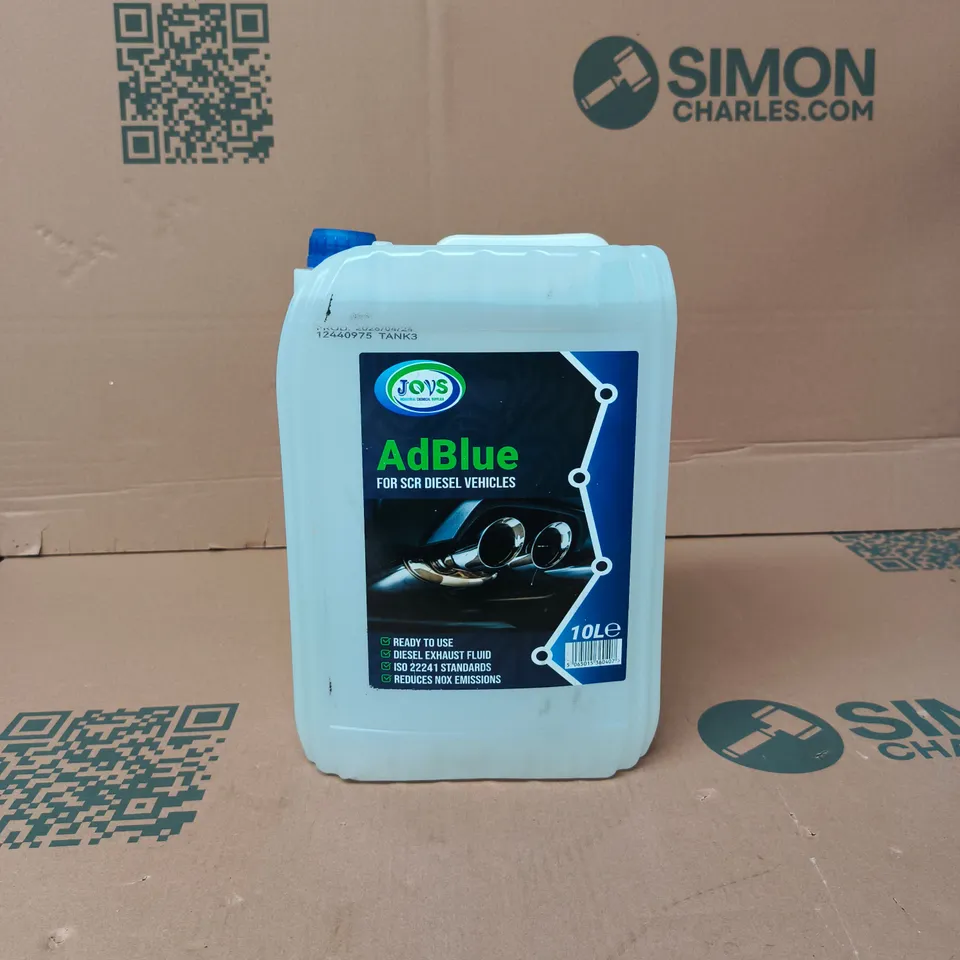 ADBLUE FOR SCR DIESEL VEHICLES 10L EXHAUST FLUID 