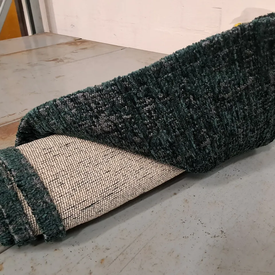 BRAND NEW MERINOS MARAKESH MARIBA RUG IN GREEN - 80X150CM