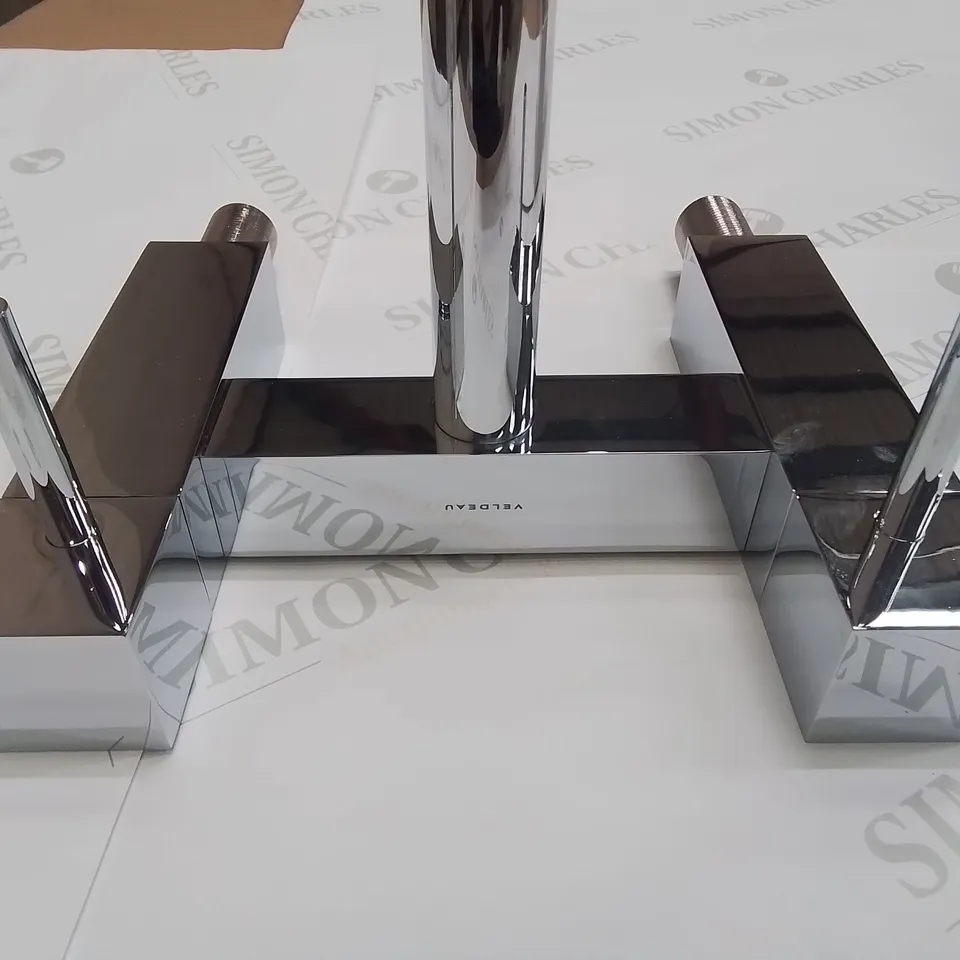 VELDEAU HAMPTON BATH FILLER IN CHROME - 270X230X165MM