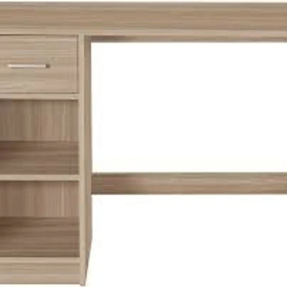 BOXED EVERYDAY NEW METRO DESK - OAK EFFECT RRP £49.99