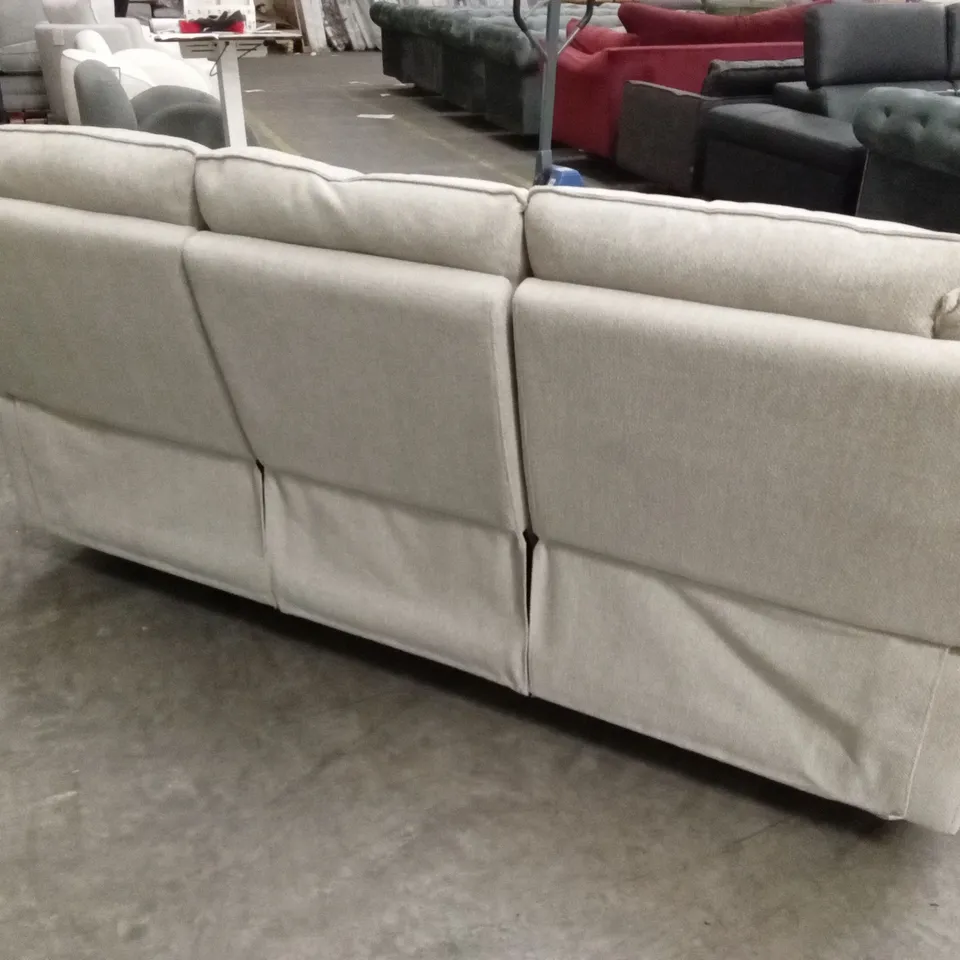 MIRO 3 SEATER MANUAL FABRIC RECLINER SOFA