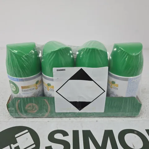 PACK OF 4 OF AIR WICK SPRAYS
