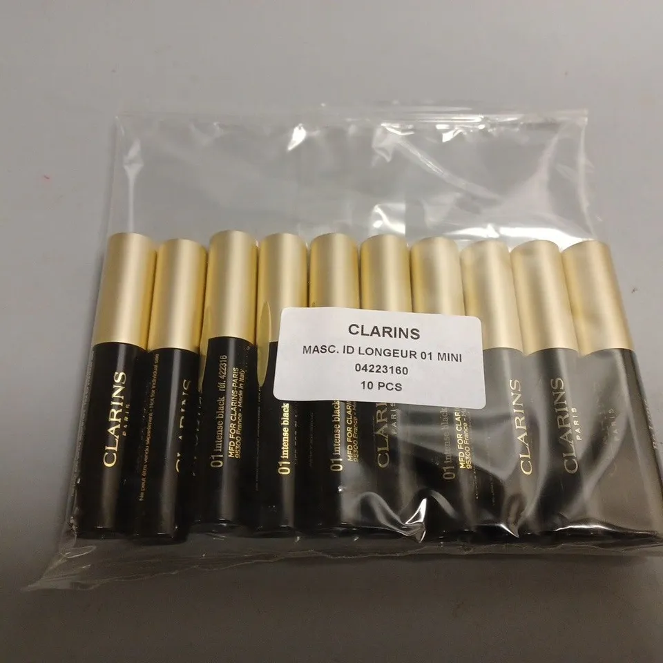 APPROXIMATELY 100 CLARINS BE LONG MASCARA MINI (01 INTENSE BLACK)