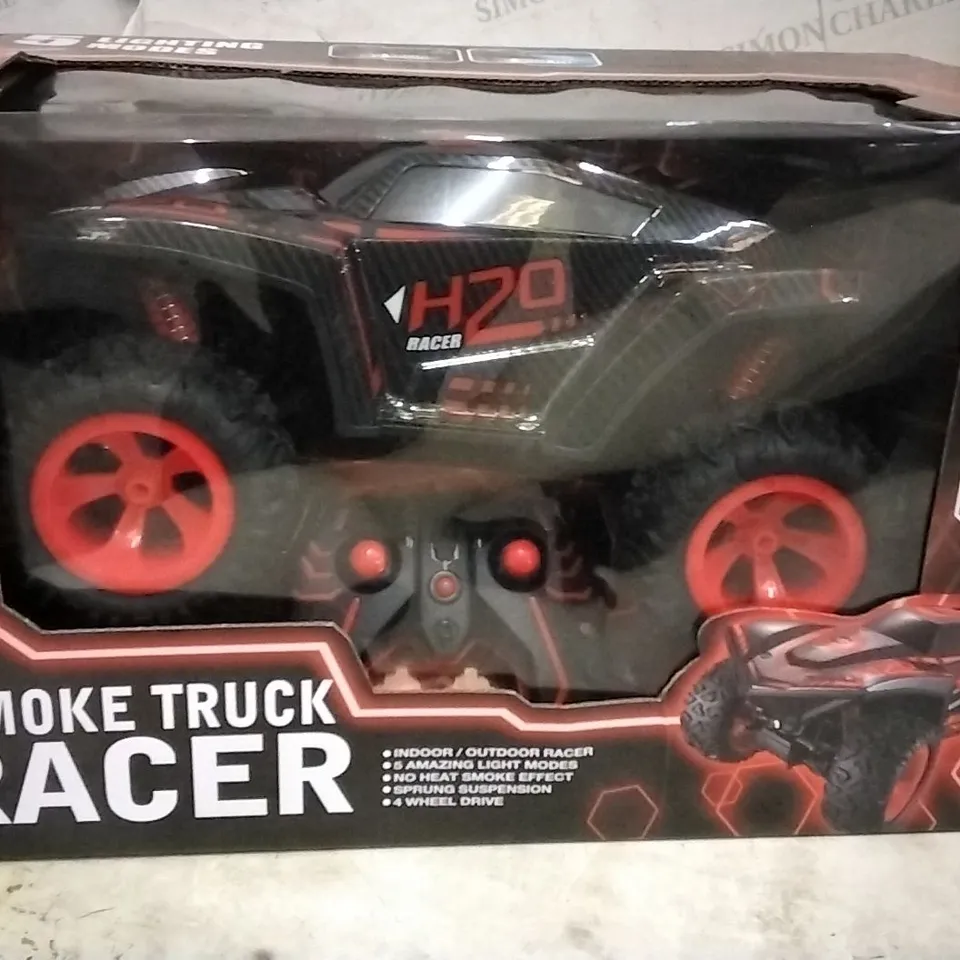REMOTE CONTROL SMOKE TRUCK RACER RED