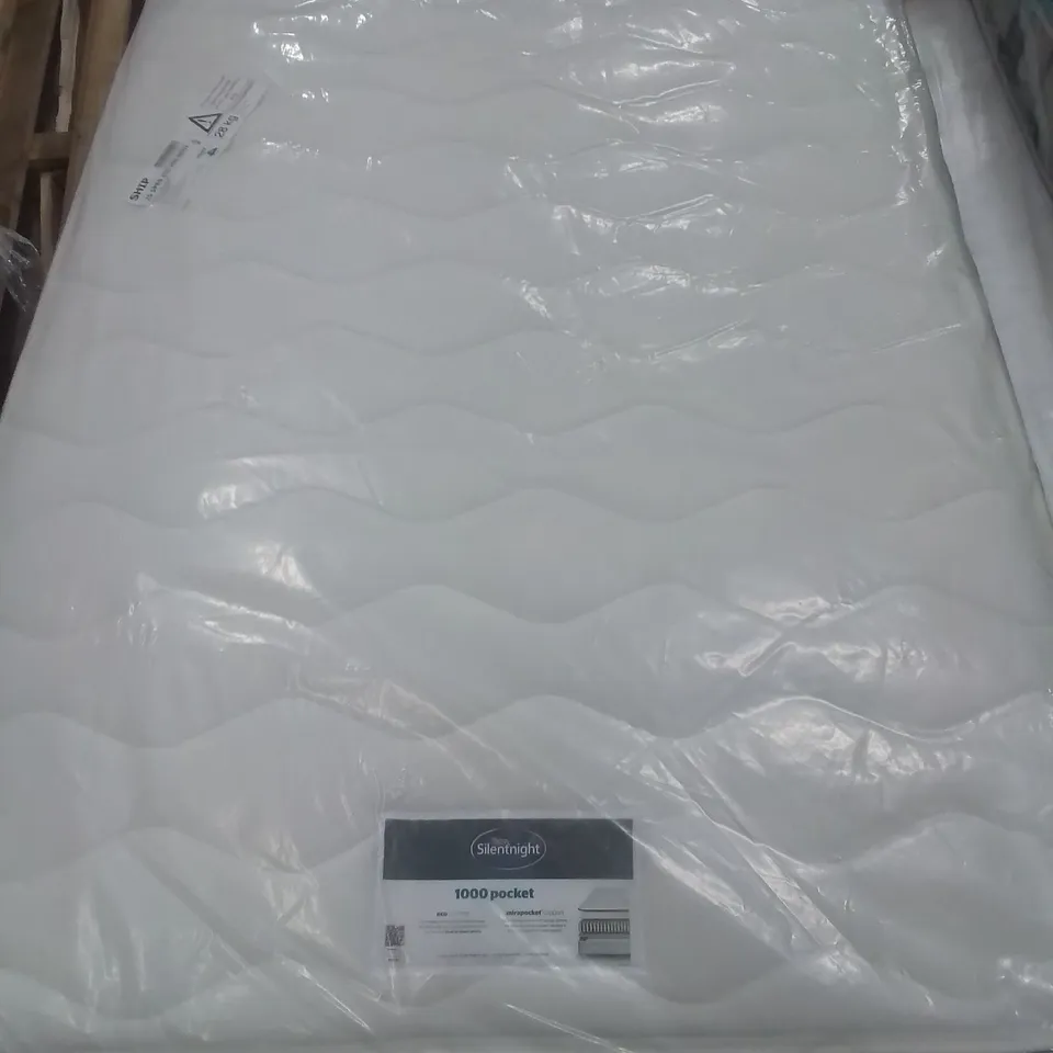 BAGGED SILENTNIGHT 1000 POCKET MATTRESS - APPROX 135X190CM