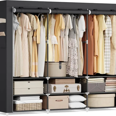 BOXED SONGMICS CLOTHES WARDROBE, PORTABLE CLOSET