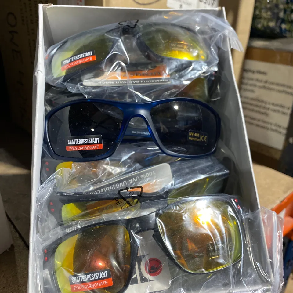 5 BOXES OF 12 BRAND NEW PAIRS OF SUNGLASSES