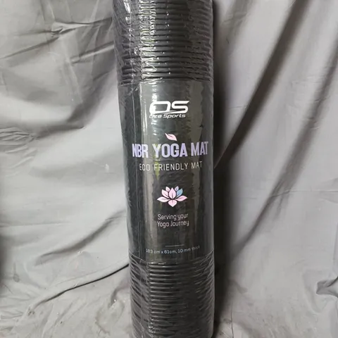 NBR YOGA MAT – ECO FRIENDLY, 183 X 61 CM, 10 MM THICK