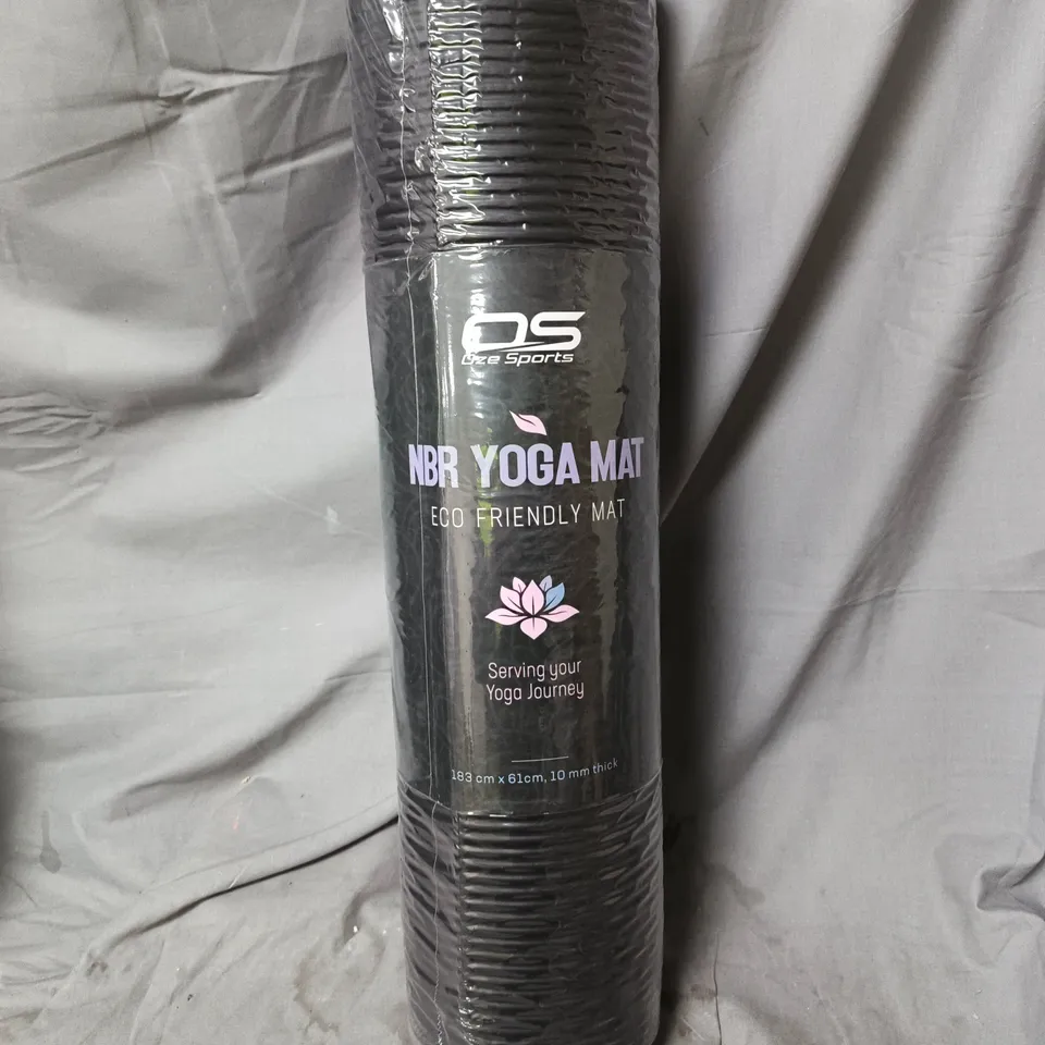 NBR YOGA MAT – ECO FRIENDLY, 183 X 61 CM, 10 MM THICK