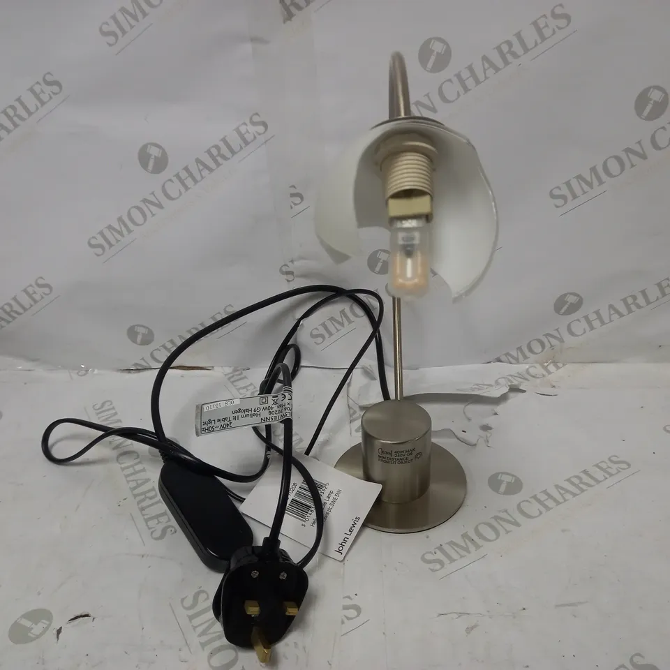 JOHN LEWIS HELIUM TABLE LAMP 