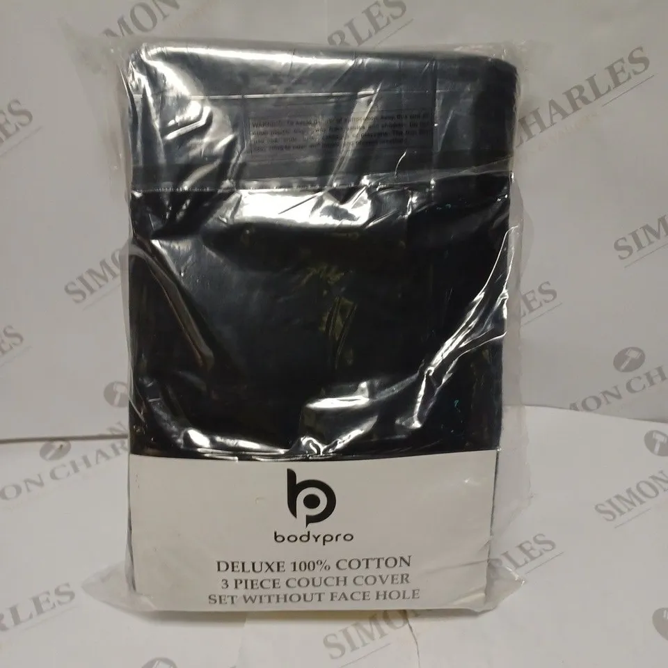 BODYPRO DELUXE 100% COTTON 3 PIECE COUCH COVER