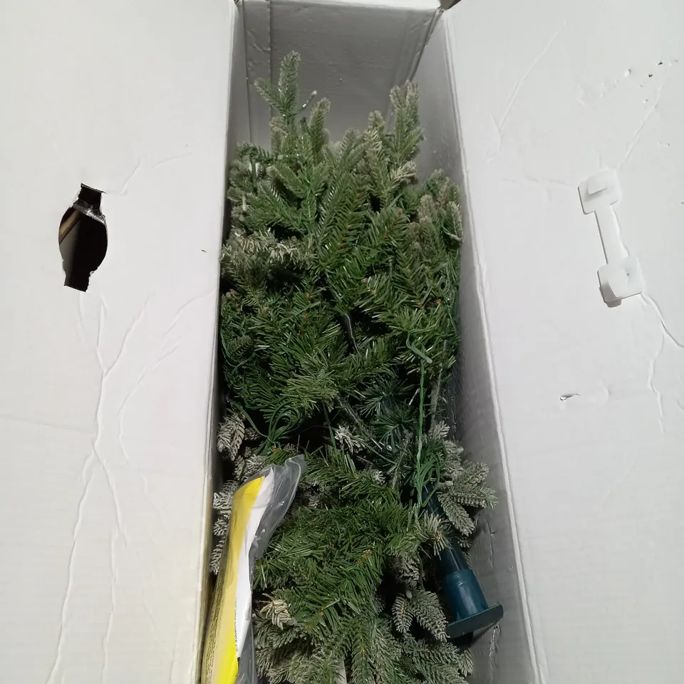 SANTA'S BEST PRE-LIT SNOW KISSED AUBURN CHRISTMAS TREE 4FT - COLLECTION ONLY