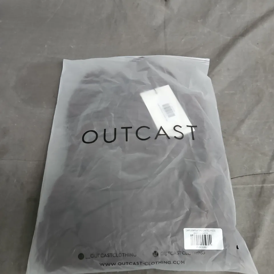 OUTCAST CARYS JUMPSUIT – CHOCOLATE – UK SIZE M (1 PIECE)