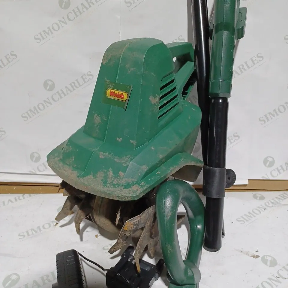WEBB 20V CORDLESS TILLER WITH 2.0AH BATTERY & CHARGER