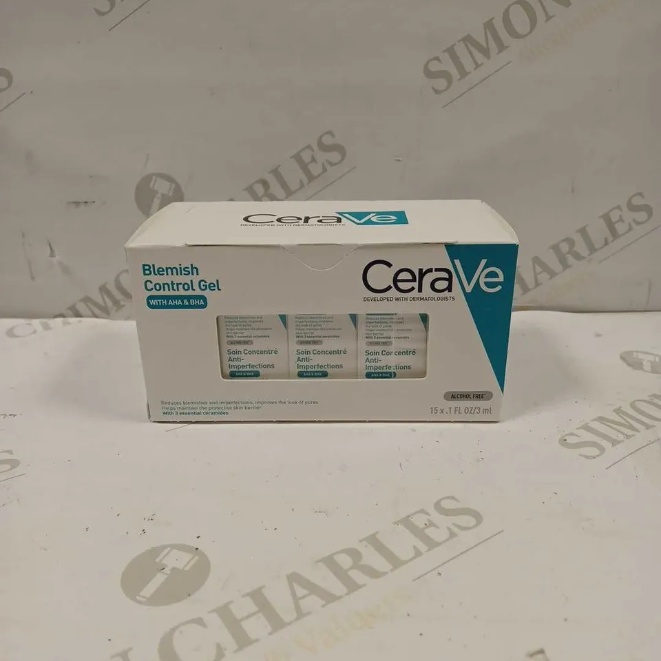 LOT OF 12 CERA VE BLEMISH CONTROL GEL WITH AHA & BHA