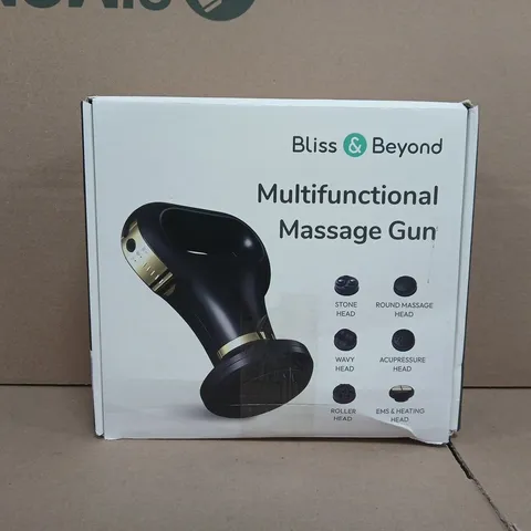 BOXED BLISS & BEYOND MULTIFUNCTIONAL MASSAGE GUN
