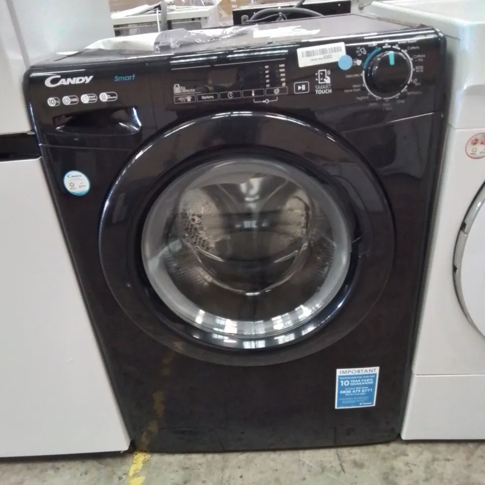CANDY SMART 10KG WASHING MACHINE IN BLACK - COLLECTION ONLY-