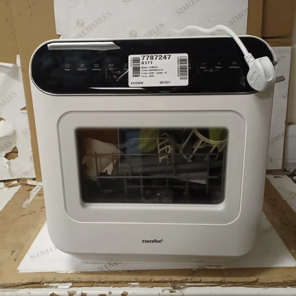 COMFEE MINI PLUS COMPACT TABLE TOP DISHWASHER (COLLECTION ONLY)