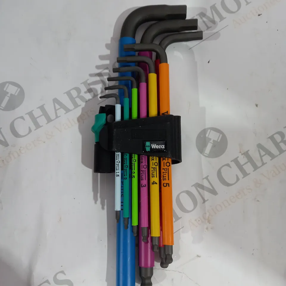 WERA 950/9 HEX PLUSE MULITI COLOR 9 PC SET 
