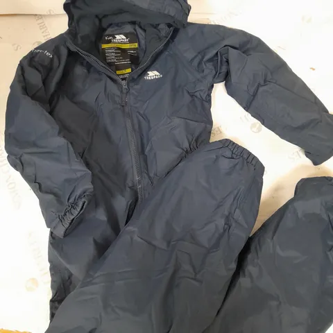 KIDS TRESPASS TRES-TEX BLUE ALL IN ONE SUIT - 7/8 122-128CM