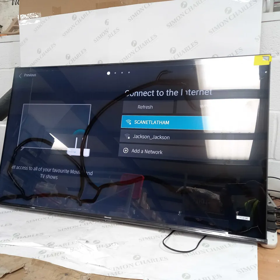 HISENSE 50E7HQTUK 50" SMART 4K ULTRA HD HDR QLED TV WITH AMAZON ALEXA - COLLECTION ONLY