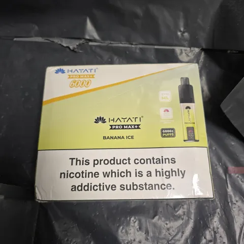 HAYATI PRO MAX BANANA ICE DISPOSABLE NICOTINE VAPE – BOXED