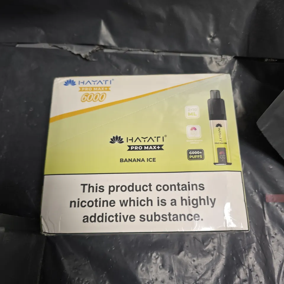 HAYATI PRO MAX BANANA ICE DISPOSABLE NICOTINE VAPE – BOXED