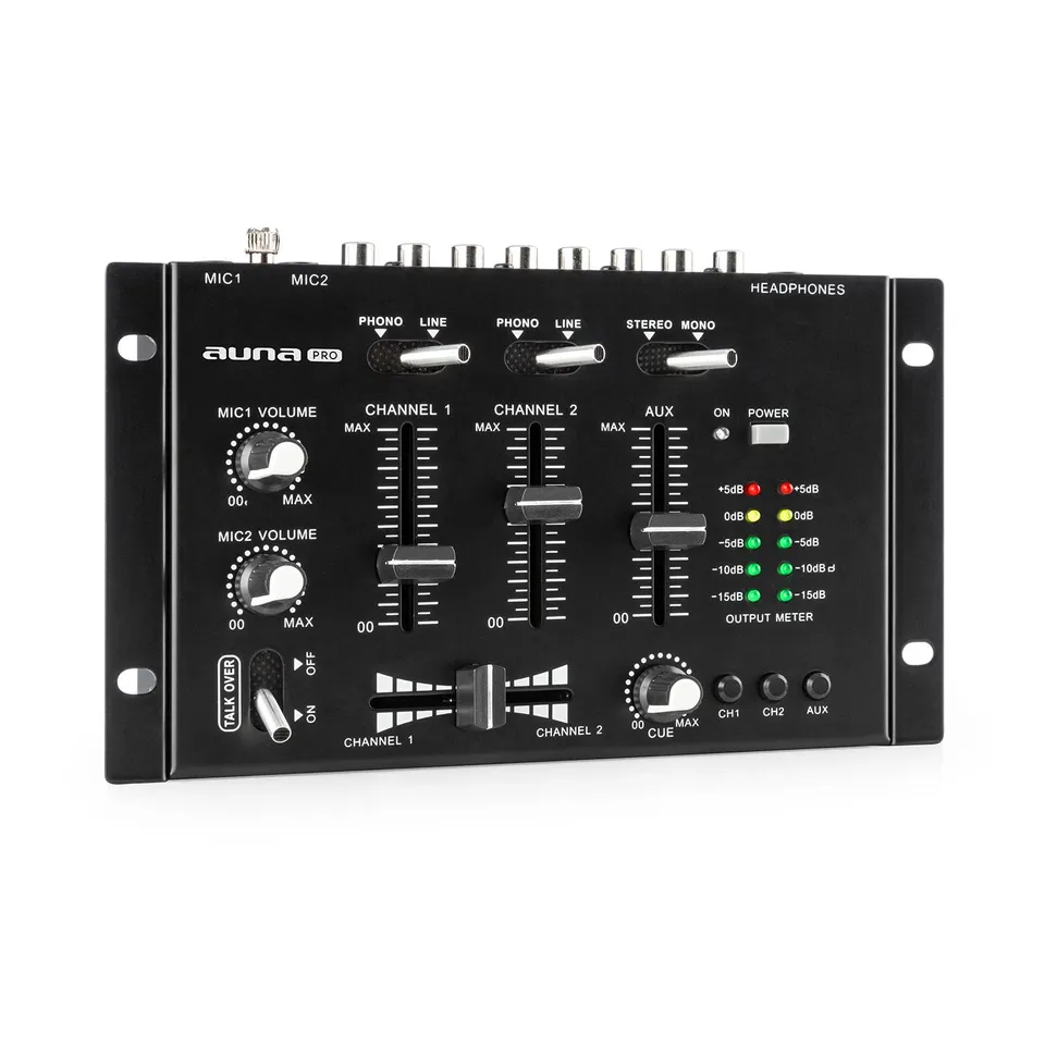 BOXED AUNA TMX-2211 MKII DJ MIXER