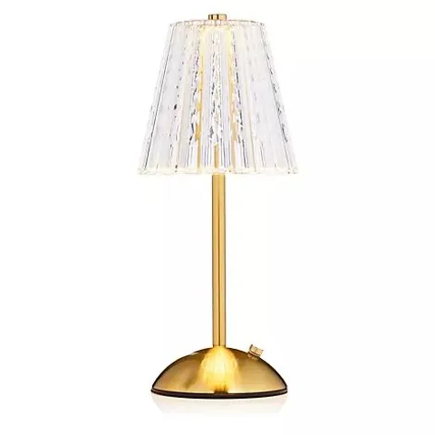 BELL & HOWELL GOLD RECHARGEABLE TOUCH CONTROL TABLE LAMP