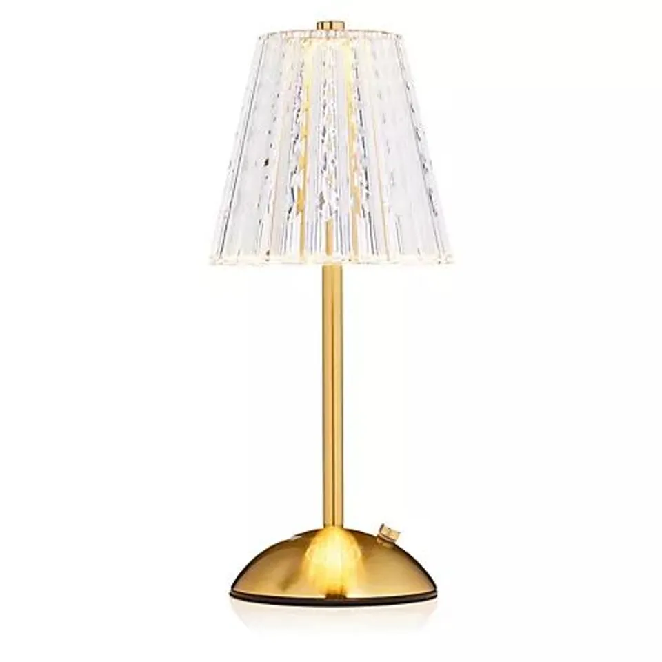 BELL & HOWELL GOLD RECHARGEABLE TOUCH CONTROL TABLE LAMP