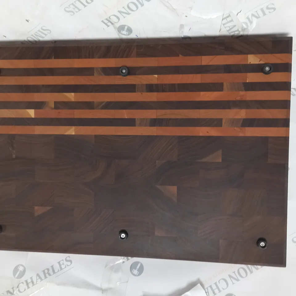 BOXED WOODEN END GRAIN CHOPPING BOARD