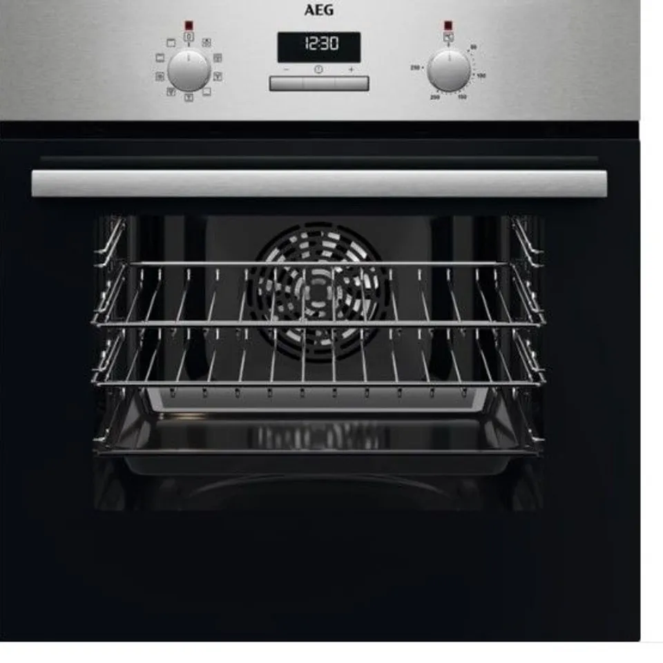 AEG BEB23101XM 65L SURROUNDCOOK OVEN WITH AQUA CLEAN ENAMEL CLEANING