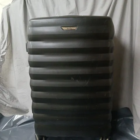 3PC ROCK BERLIN TROLLEY CASE IN BLACK 